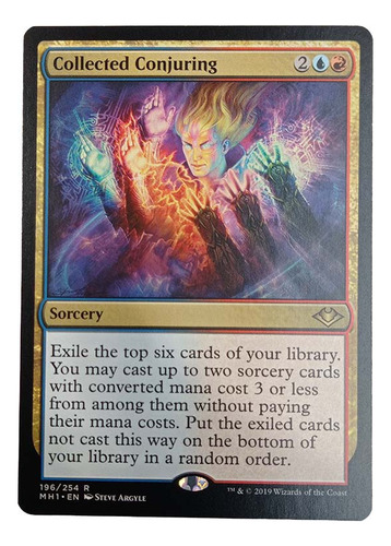 Carta Collected Conjuring [c15] Mtg Sorcery