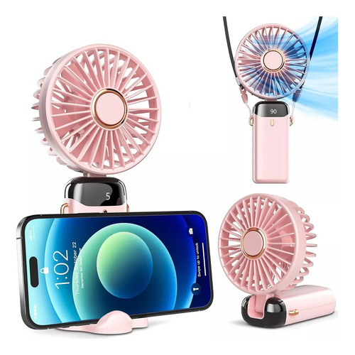 Mini Ventilador/fan Portátil Usb Recargable 5 Velocidad