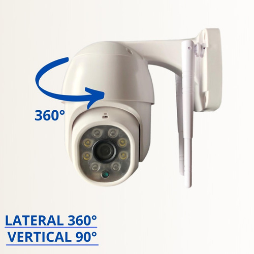 Camara Ip Seguridad Domo Exterior Hd 360 Wifi Motorizada