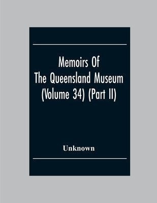 Libro Memoirs Of The Queensland Museum (volume 34) (part ...