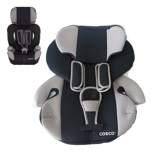 Capa Estofada Completa Cadeira Cosco Connect Preto Granito
