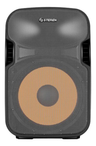 Imagen 2 de 2 de Bocina Steren BAF-1555BT con bluetooth negra 115V/230V