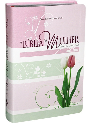 Bíblia Da Mulher Média Tulipas De Estudo Revista  Atualizada