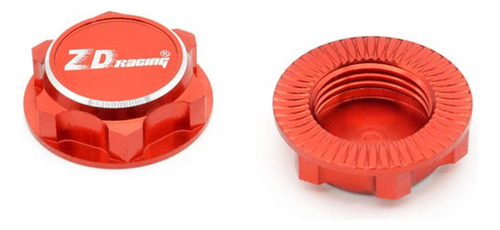 4 Piezas De Tuercas Hexagonales De 17mm Set A Prueba De Rojo