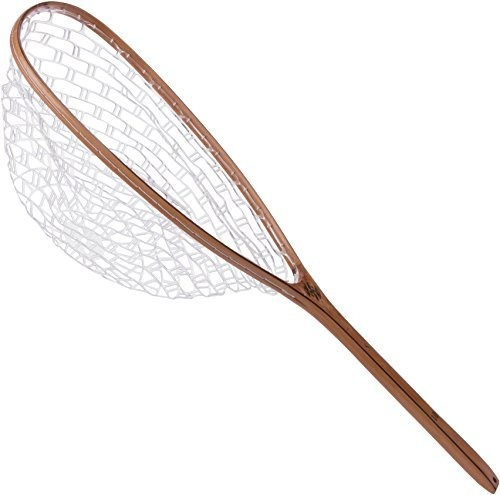 Imagen 2 de 4 de Red De Pesca Con Mosca De 35 Pulgadas (burl Wood)
