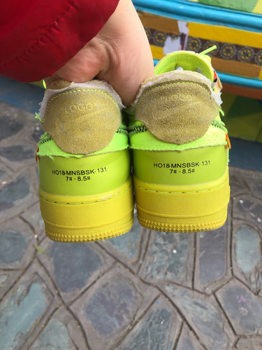 Zapatillas Americanas Nike Off-white X Air Force 1 Low Volt (Usado)