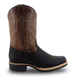 Botas Vaqueras Hombre Justin Boots 5356 Cuello De Toro