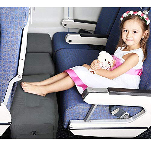 Almohada Inflable De Reposapiés De Viaje, Almohada De Reposa