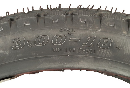 Llanta Baseno 3.00-18 Tl 8 Capas 55p TL dt125 ft125 dt150 ft150 lithium ryder xpress workman150