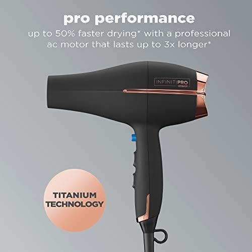 Secador De Pelo Infinitipro By Conair, 1875w Ac Motor,