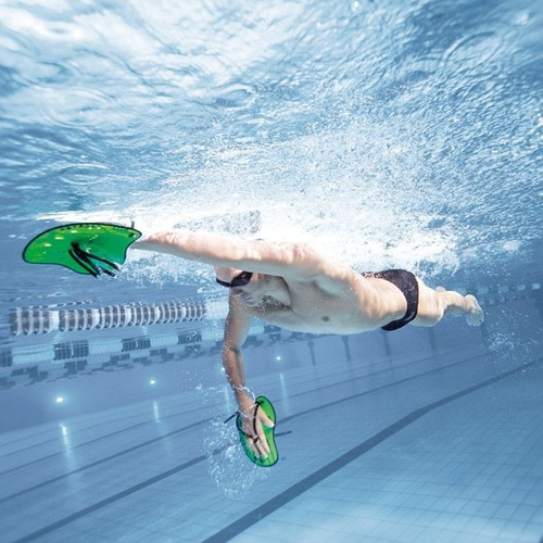 Imagen 5 de 6 de Manoplas Natacion Arena Vortex Evolution Gris Distr Oficial