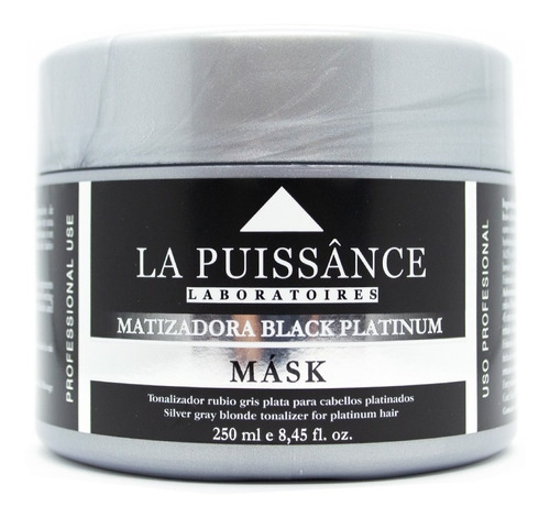 La Puissance Matizador Black Máscara Pelo Rubio Gris X 250ml