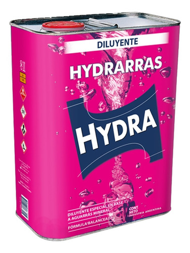 Diluyente Aguarras P/ Esmaltes Y Barnices 1 Lt Hydra Colorin