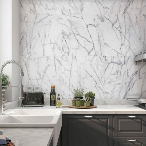 Cer. Simil Marmol 61.5x61.5 Term. Porcelanato Carrara