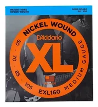 Comprar Cuerdas Bajo Eléctrico Daddario 4 Cuerdas 50-105 Exl-160 
