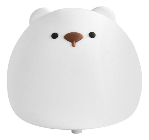 Cute Animal Night Light 7 Colores Mesa Recargable Lámpara