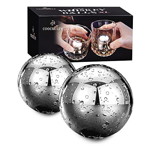 Bolas De Whisky Cubos De Esfera De Hielo De Metal De Acero I