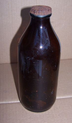 Antigua Botella De Aceite De Vidrio Precio Por Par (Usado)