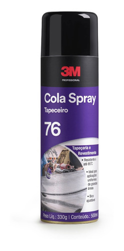 Adesivo Cola Spray 76 Tapeceiro 3m