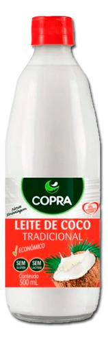 Leite De Coco Tradicional Copra - Garrafa 500ml