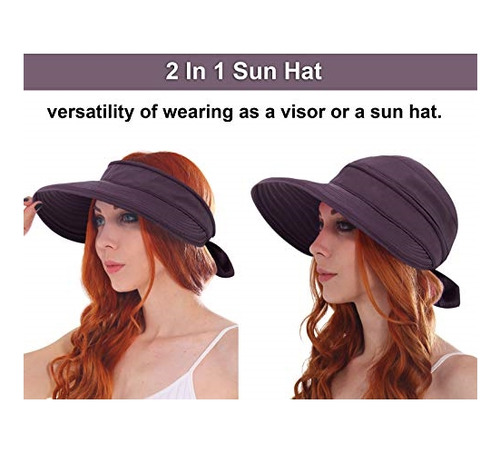Sombrero Con Protección Solar Uv Upf 50 Para Mujer