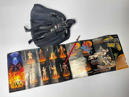 Darth Vader Rots Hasbro 2004 Lightsaber Attack! (Usado)