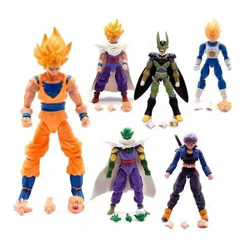 Dragon Ball Coleccion Completa 6 Figuras Articuladas Goku