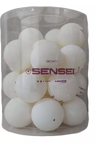 Gruesa de 144 Pelotas de Ping Pong Sensei 1* Naranjas - Saco 40+