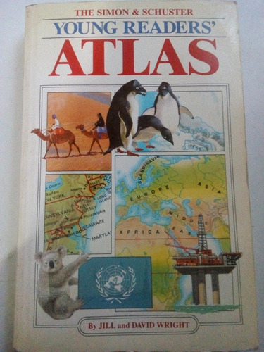 Libro En Inglés Young Readers Atlas Simon & Schuster 1991