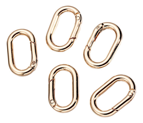 2 X 5 Anillos Ovalados De Resorte, Conector De Mosquetones,