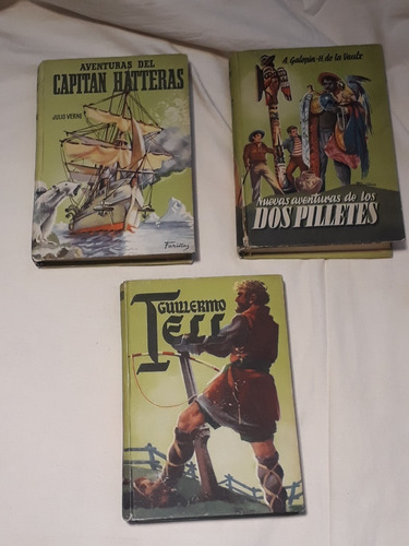 Antiguo Libro Coleccion Juvenil Cadete  Lote X 3 Oferta !! 