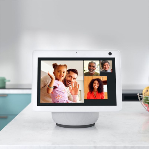 Amazon Echo Show 10 360º Echo Show 10 3rd Gen Con Asistente Virtual Alexa, Pantalla Integrada De 10.1 Glacier White Glacier White