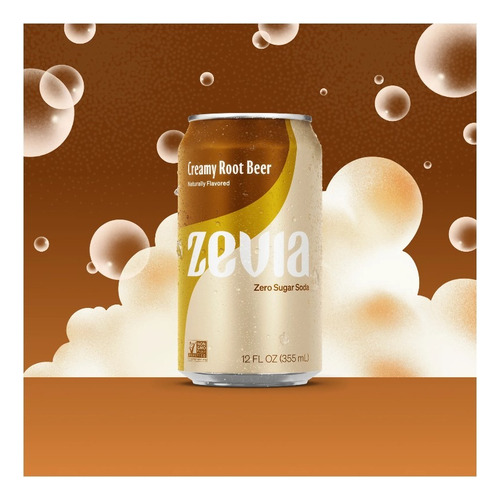 Zevia Soda Cero Azucar 8 Piezas De 355 Ml