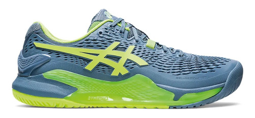 Tenis Asics Gel-resolution 9 Men - Steel Blue/hazard Green