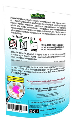 Imagen 7 de 10 de Tratamiento Natural Fosas Sépticas 9 Meses + Ebook De Regalo