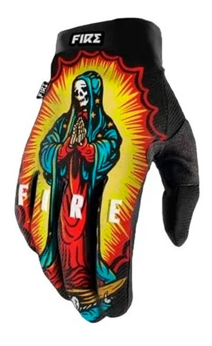 Guantes Fire Mexican Gloves Grafica Motocross