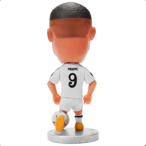 Boneco miniatura Kylian Mbappé no Real Madrid