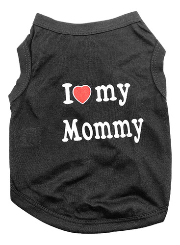 I Love Mommy Chaleco Camiseta Sin Mangas Para Soy Negro