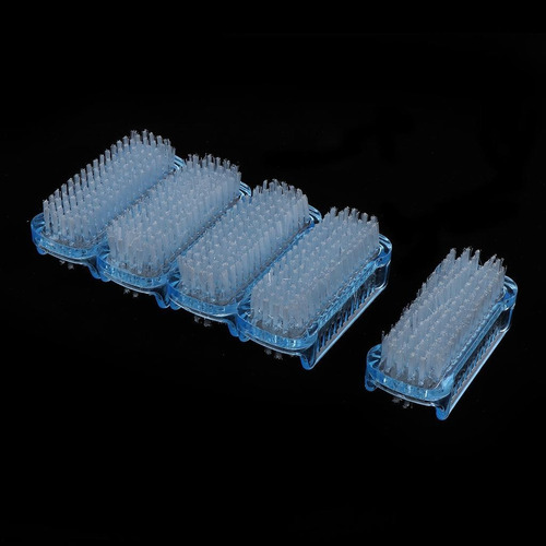 Limpiador De Polvo De Uñas De Dos Cara 5pcs Cepillos