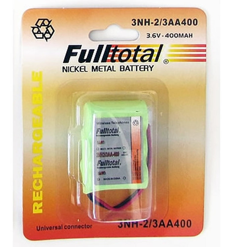 Imagen 1 de 1 de Bateria P/`panasonic P301 3.6v 400mah Nro. 2 Kx-a36