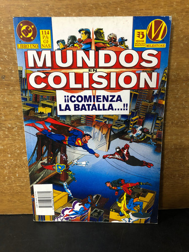 Dc Mundos En Colisión Pack De 3 Tomos Zinco 1995 (español)