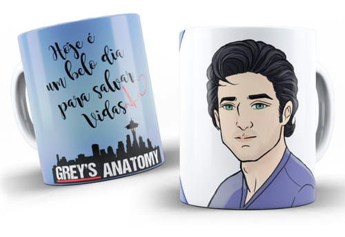 Imagem 10 de 10 de Canecas Personalizadas Greys Anatomy !!!!