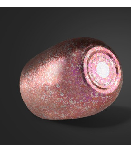 Imagen 3 de 4 de Flor De Hielo Rosa De Titanio Puro De Doble Capa Lista Para