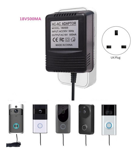 Adaptador De Corriente Alterna De 18 V Y Transformador Para