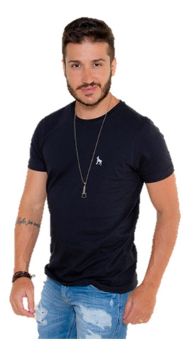 Imagem 6 de 8 de Camiseta Masculina Lisa Revanche Manga Extra Curta Machão