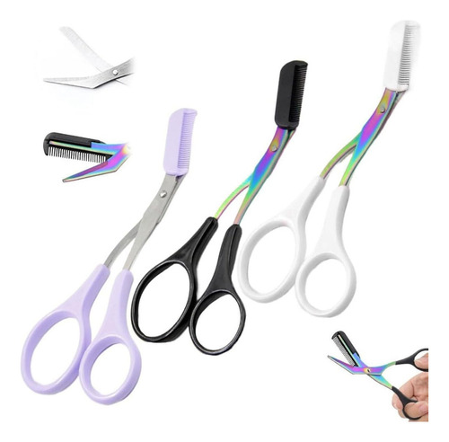 . Tijeras For Recortar Cejas, Tijeras De Cejas Con Peine