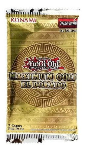 Yugi-oh 5 Sobres Maximum Gold El Dorado 