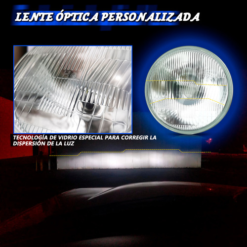 7 Pulgadas Led Faro Hi/beam Para Ford Mustang 1965-1978