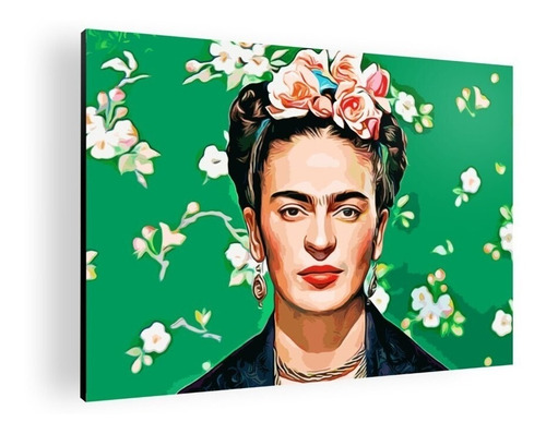 Cuadro Decorativo Moderno Mural Poster Frida Kahlo 42x30 Mdf