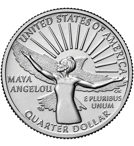 Moneda Estados Unidos 25 Centavos Año 2022 Mujeres